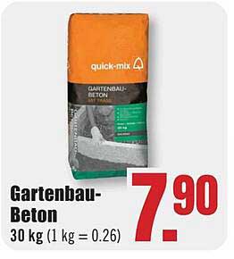 Gartenbau-Beton 30 kg - quick-mix