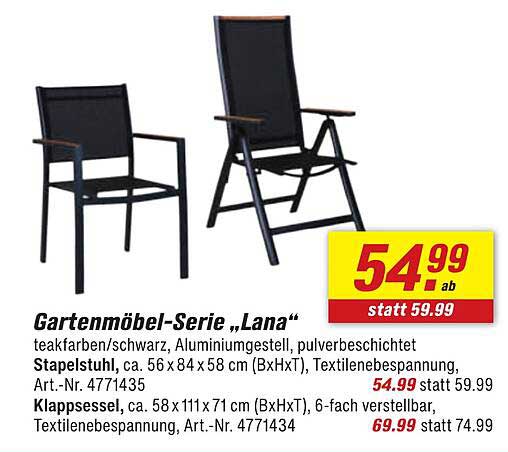 Gartenmöbel-Serie „Lana“