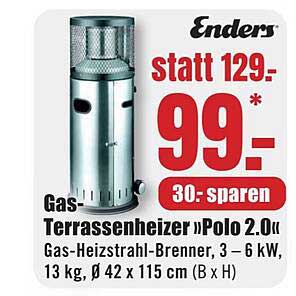 Gas-Terrassenheizer »Polo 2.0«