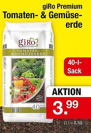 giRo Premium Tomaten- & Gemüseerde 40-l Sack