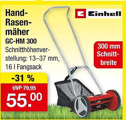 Hand-Rasenmäher GC-HM 300 von Einhell