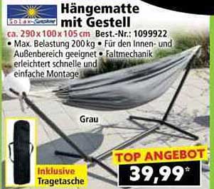 Hängematte mit Gestell
