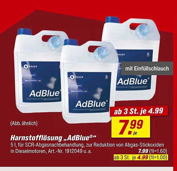 Harnstofflösung „AdBlue®“ 5 l