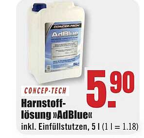 Harnstofflösung »AdBlue« inkl. Einfüllstutzen, 5 l