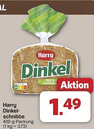 Harry Dinkelschnitte 400-g-Packung
