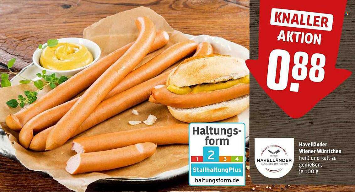 Havelländer Wiener Würstchen - Krönung der Genussmomente!