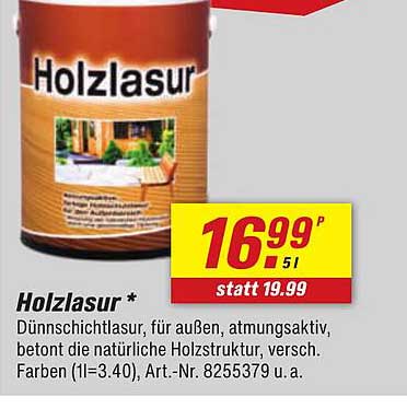 Holzlasur *