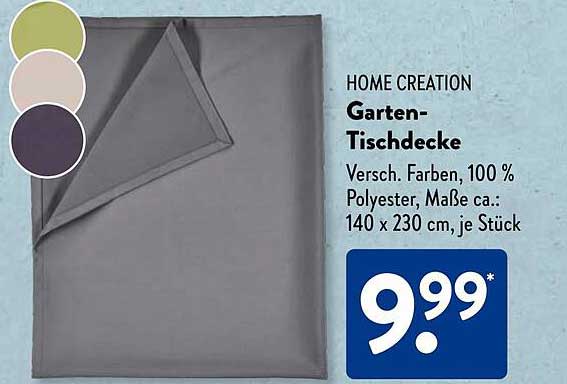 HOME CREATION Garten-Tischdecke