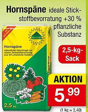 Hornspäne - Ideale Stickstoffbewahrung +30% pflanzliche Substanz
