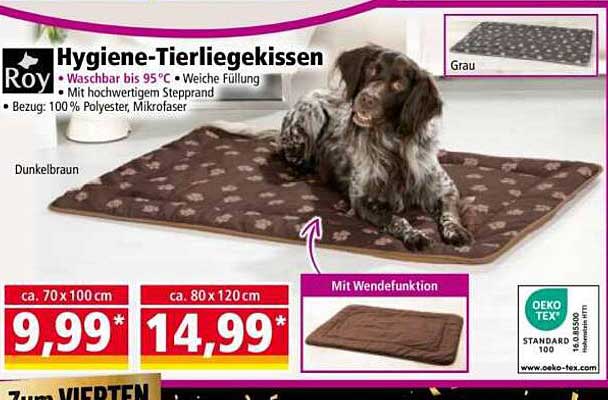 Hygiene-Tierliegekissen