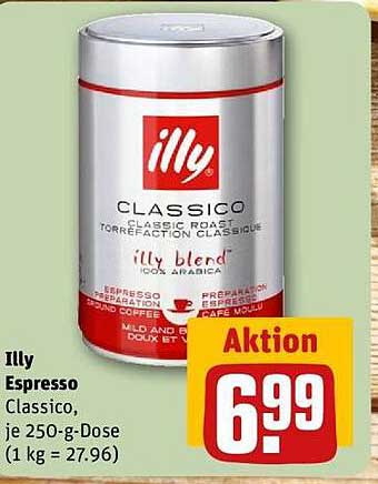 Illy Espresso Classico, je 250-g-Dose