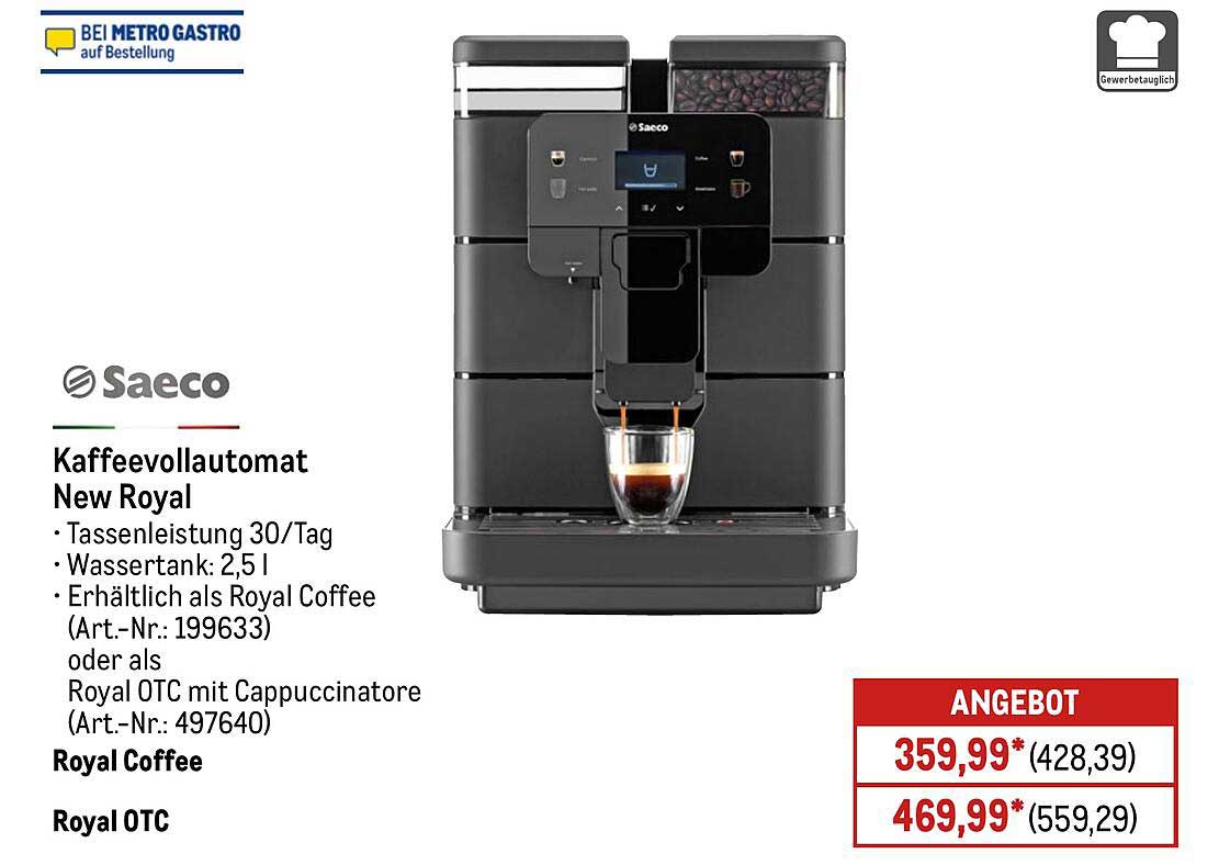 Kaffeepadvollautomat New Royal von Saeco