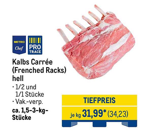 Kalbs Carrée (Frenched Racks) hell