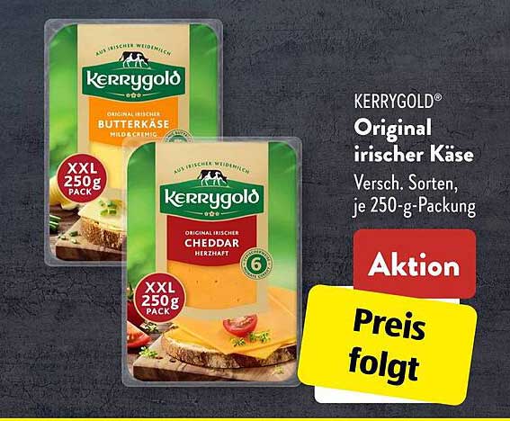 Kerrygold Original irischer Käse - Butterkäse und Cheddar
