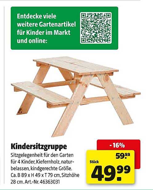 Kindersitzgruppe