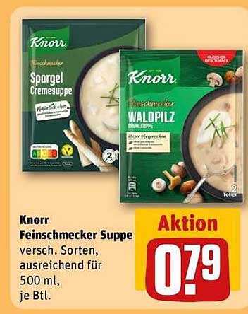 Knorr Feinschmecker Suppen – Spargel und Waldpilz
