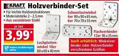 KRAFT Werkzeug Holzverbinder-Set