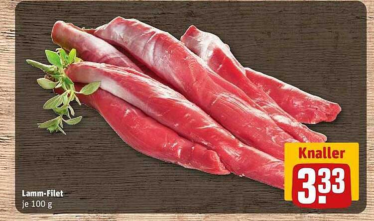 Lamm-Filet je 100 g