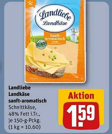 Landliebe Landkäse sanft-aromatisch 150 g