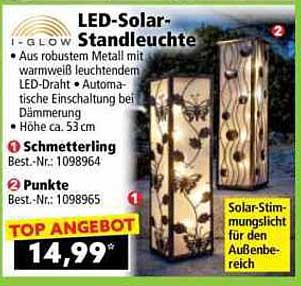 LED-Solar-Standleuchte