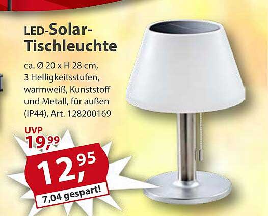 LED-Solar-Tischleuchte
