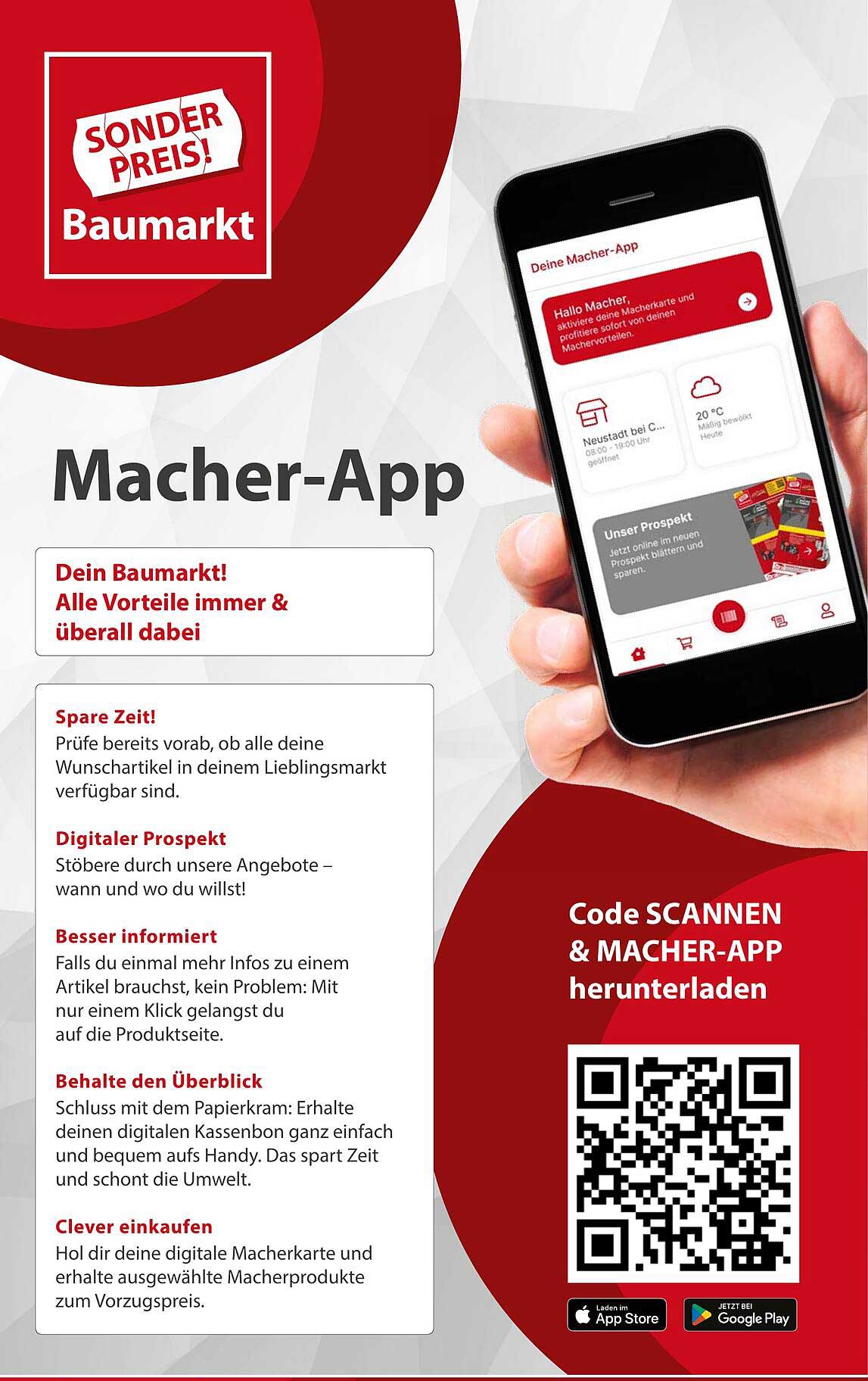 Macher-App von Sonderpreis Baumarkt