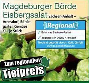Magdeburger Börde Eisbergsalat aus Sachsen-Anhalt