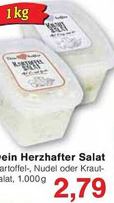 Mein Herzhaftes Salat - Kartoffel-, Nudel oder Krautsalat, 1.000g