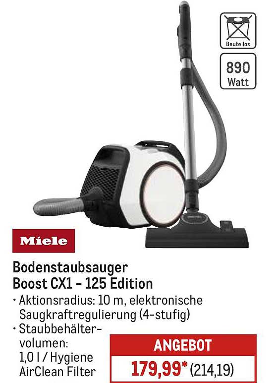 Miele Bodenstaubsauger Boost CX1 - 125 Edition