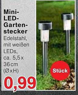 Mini-LED-Gartenstecker