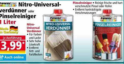 Nitro-Universal-Ver­dünner oder Pinselser­einiger 1 Liter