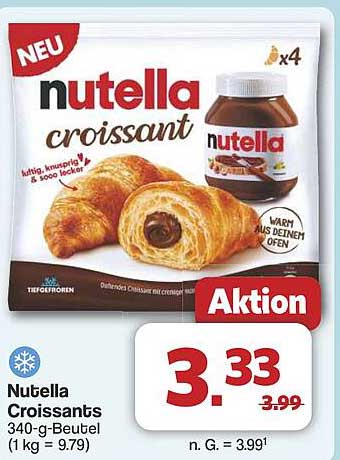 Nutella Croissants 340-g-Beutel