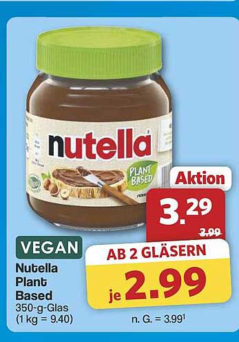 Nutella Plant Based 350-g-Glas