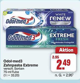 Odol-med3 Zahnpasta Extreme 75 ml