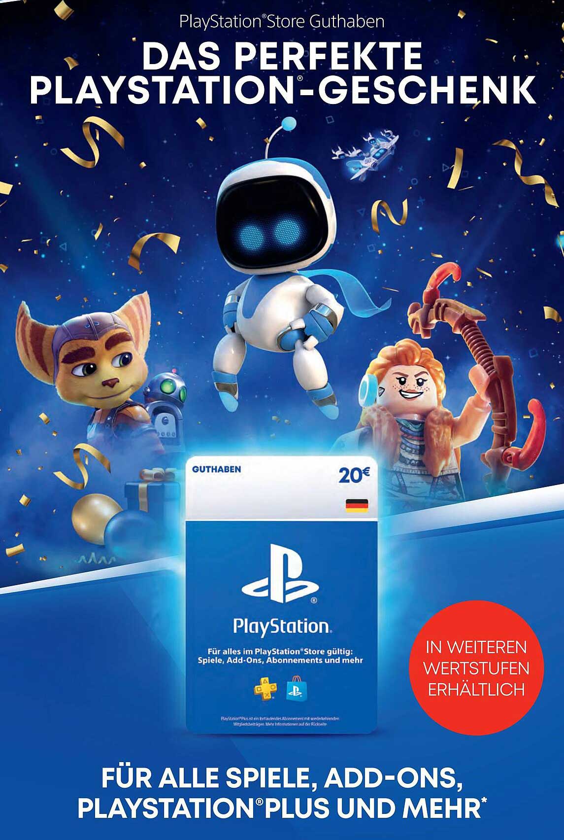 PlayStation Store Guthaben 20€