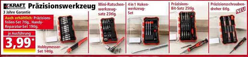Präzisionswerkzeug – 3 Jahre Garantie