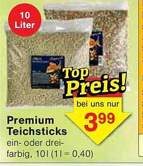 Premium Teichsticks 10 Liter