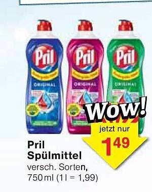 Pril Spülmittel, 750 ml - jetzt nur 1,49 €