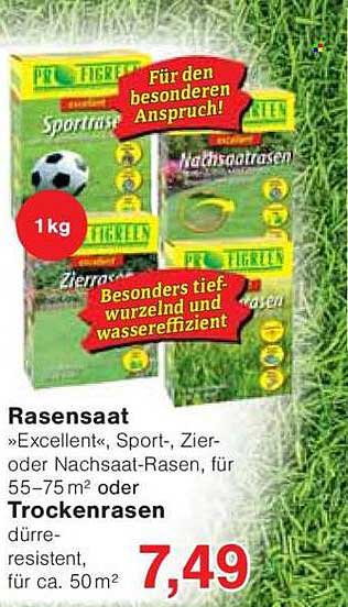 Rasensaat »Excellent«