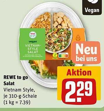 REWE to go Salat Vietnam Style, je 310-g-Schale