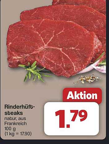 Rinderhüftsteaks - natur, aus Frankreich