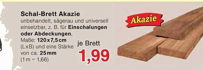 Schal-Brett Akazie