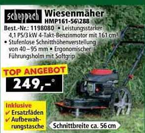 Scheppach Wiesenmäher HMP161-561288