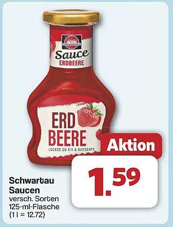 Schwartau Erdbeersauce - Ideal für Eis und Desserts