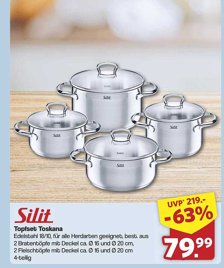 Silit Topfset Toskana - 4-teilig