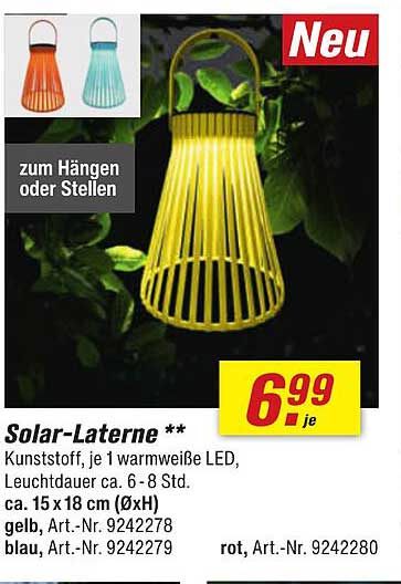 Solar-Laterne **