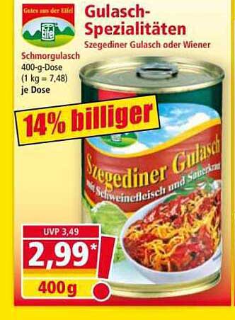 Szegediner Gulasch 400-g-Dose