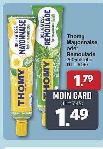 Thomy Mayonnaise oder Remoulade 200-ml-Tube