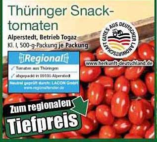 Thüringer Snack-Tomaten