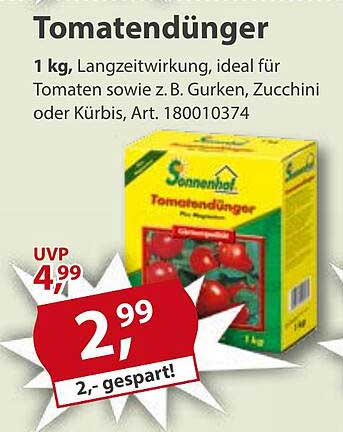 Tomatendünger 1 kg - ideal für gesunde Pflanzen